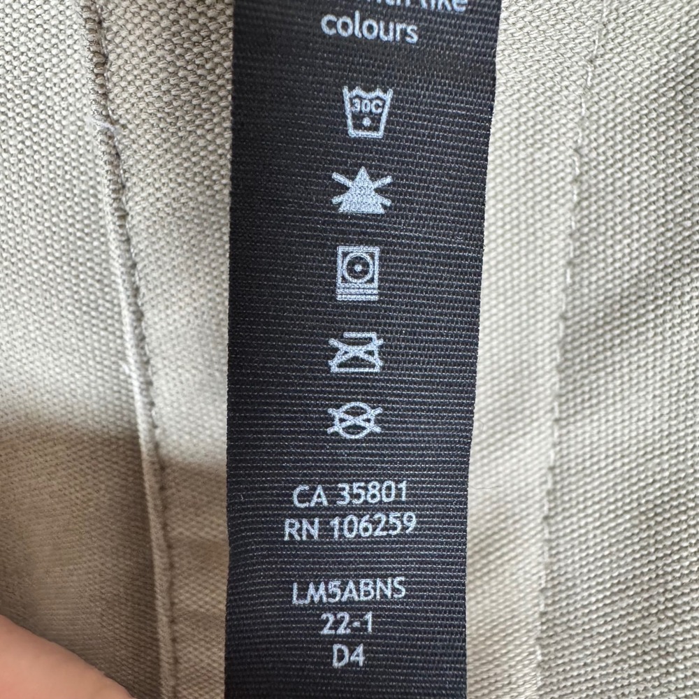 Lululemon ABC Pant Slim 32 Utilitech Khaki Tan Mens LM5ABNS Technical Trousers - Picture 4 of 11